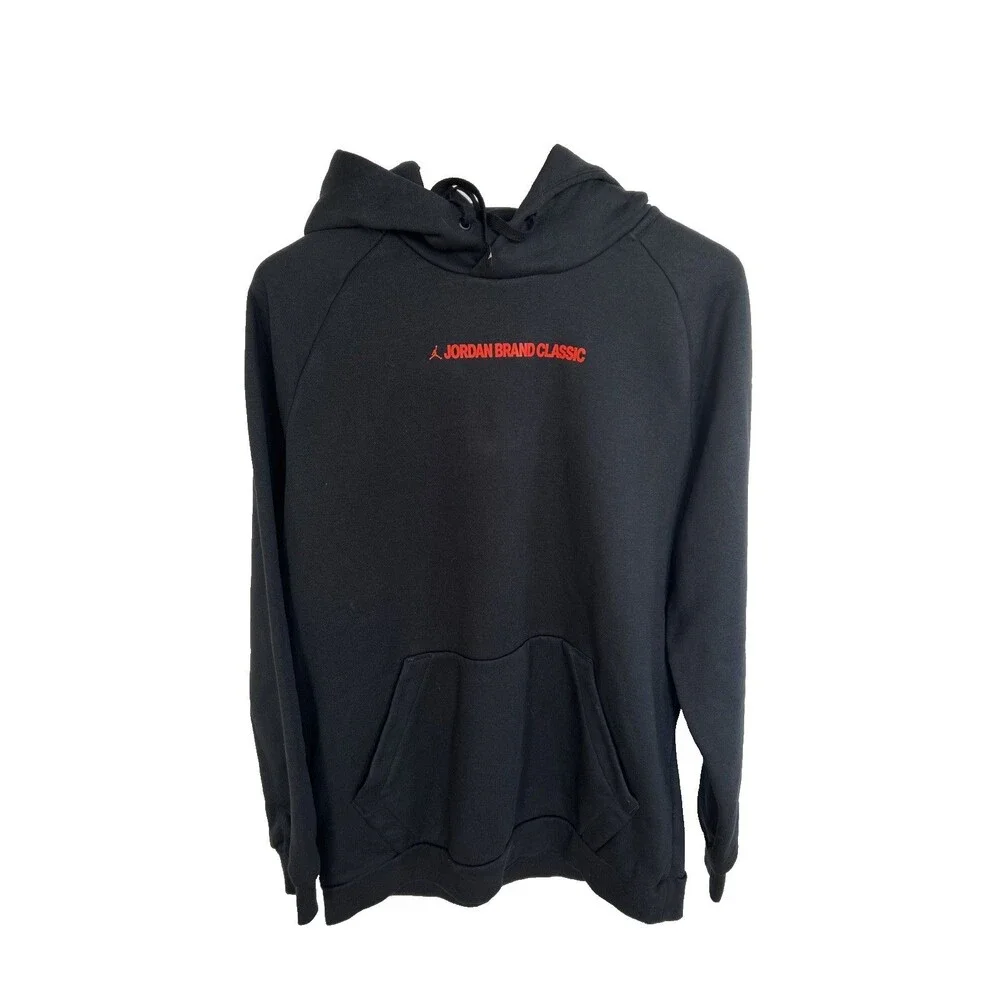 Jordan Sport DNA Fleece Hoodie Men's Size L Black CU2562-010 Jumpman Graphic